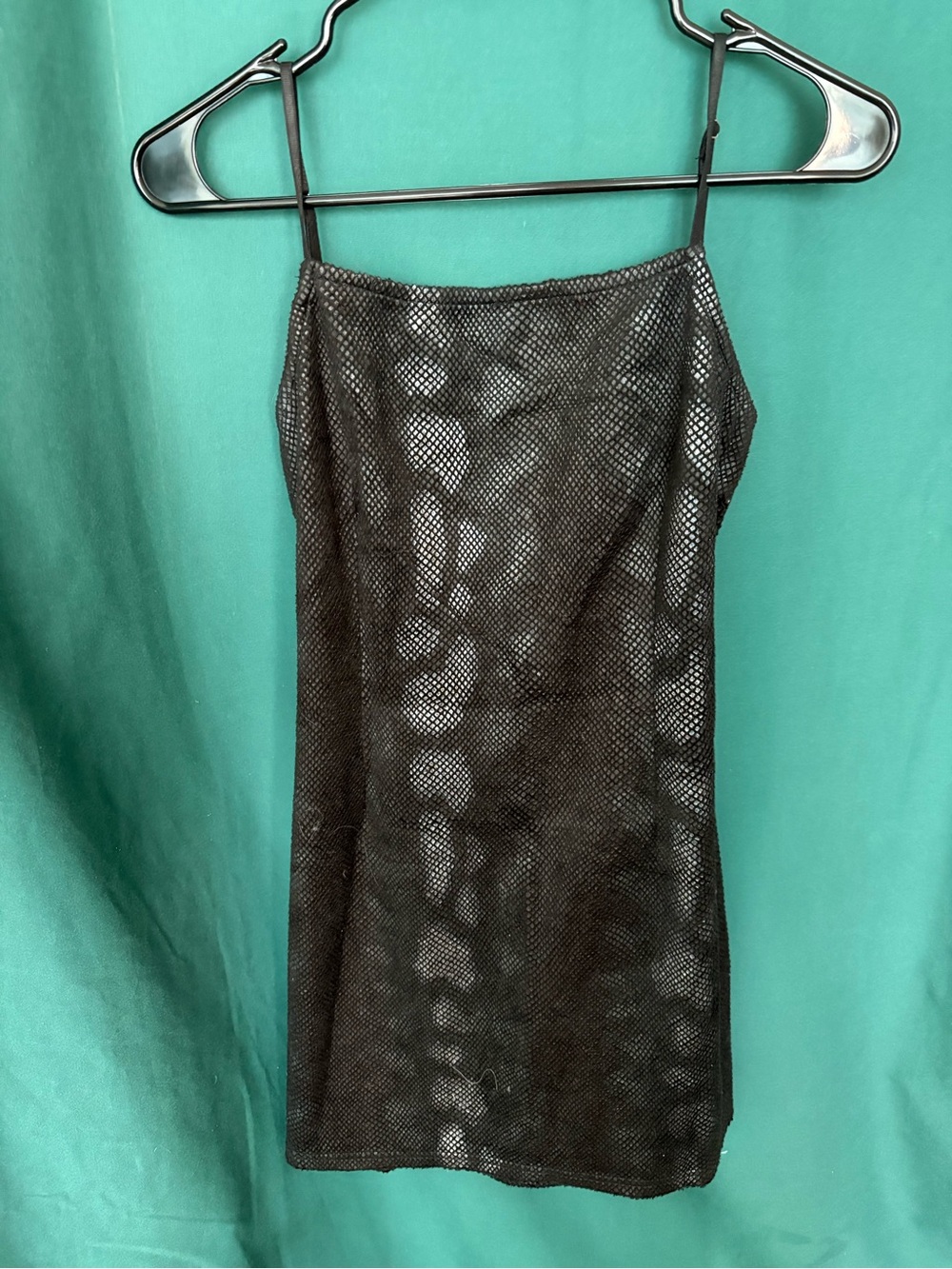 Urban outfitters Black faux s sneaking Strappy Cami dress